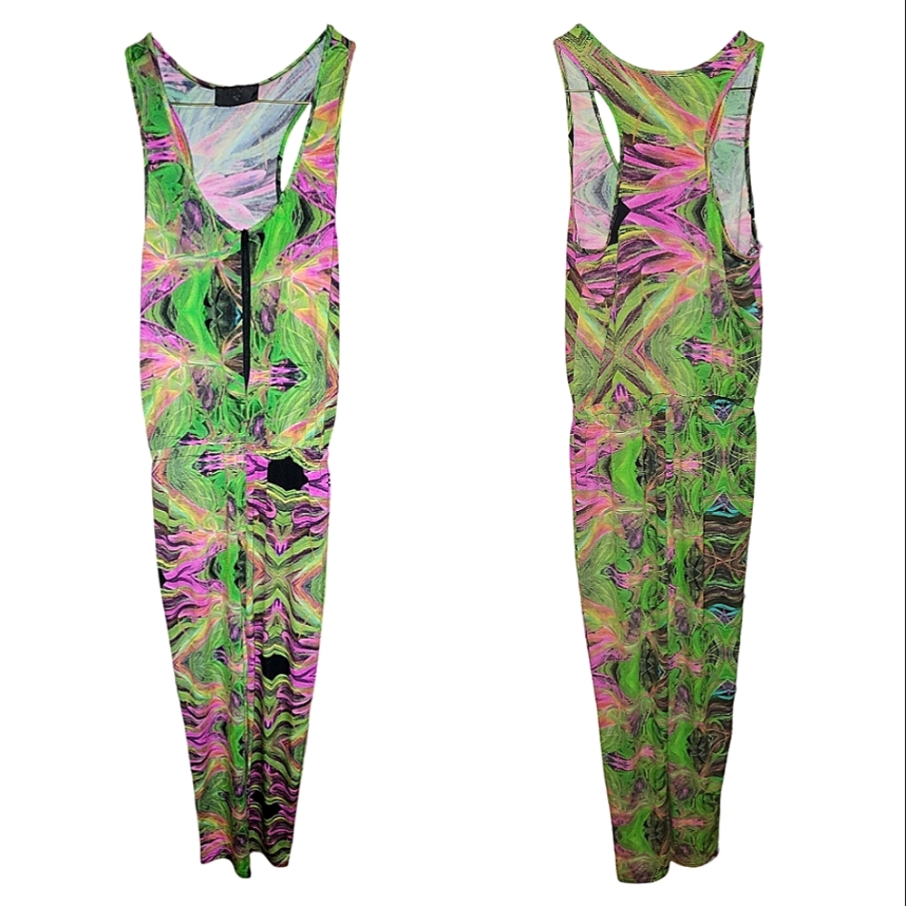 NWOT AX Paris Scoop Neck Halter Back Jumpsuit
